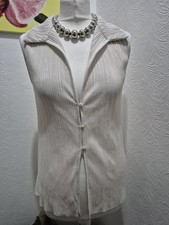 Zara cream top blouse size - , 10