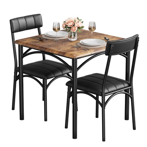 Piece dining table set - table,