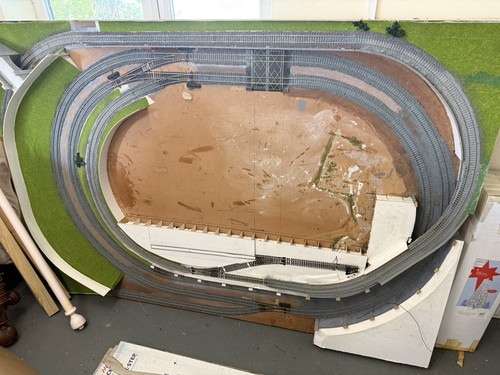 Model railway layout - railway,