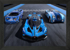 Bugatti Bolide Framed Wall Art