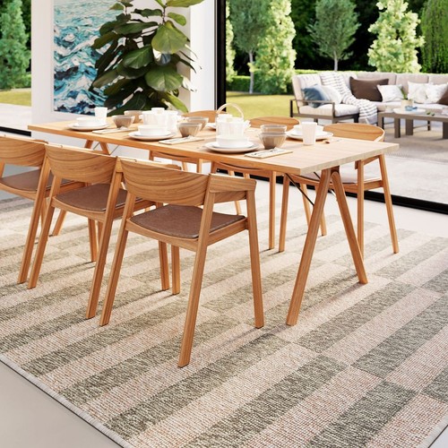 Jute style outdoor rug - style,