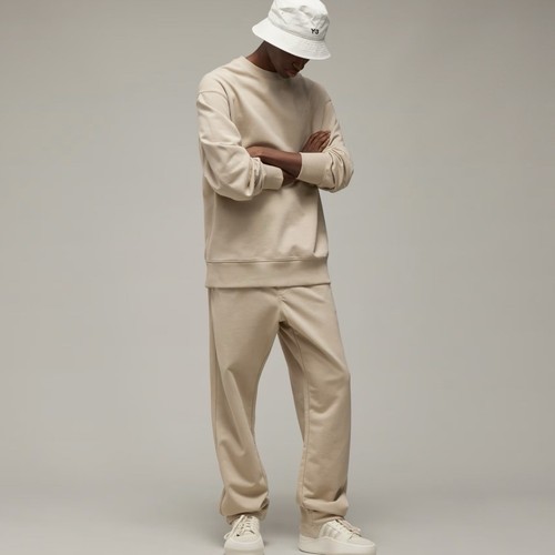 Adidas beige french terry - beige,