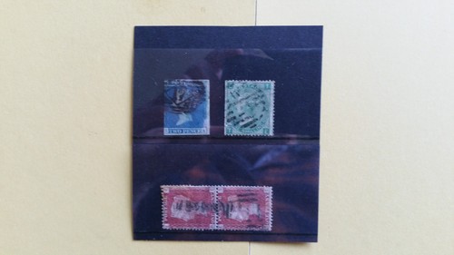 Blue imperf penny red - gb,