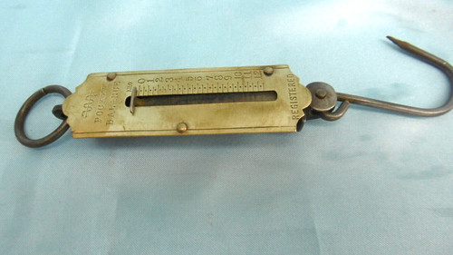 Old spring scale pocket - scale,