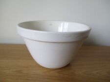 White Pudding Basin Bowl VINTAGE HUGE Size 2.5 pint 20cm diam CHRISTMAS England