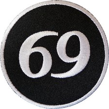 69 Patch Iron Sew On Cloth