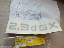 New Genuine Nissan Serena 2.3d GX Decal emblem gunmetal grey  99940-23038   N24