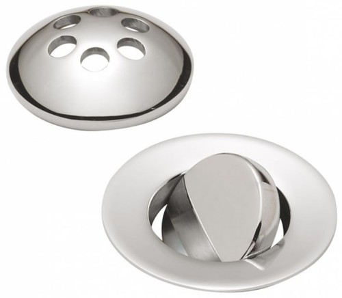 Bath waste swivel flip plug - waste,