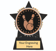 Ten Pin Bowling Star Trophy
