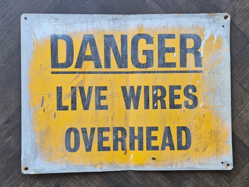 Vintage industrial danger - industrial,