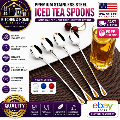 8pcs stainless steel - 4/8pcs,