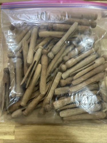 Vintage clothes pegs - set, of