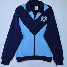Scotland 80s Score Draw Football Tracksuit Jacket | Men's Large