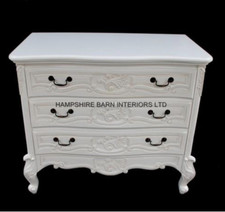 Chateau White Large Chest of 3