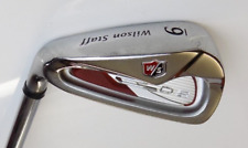 Left Handed Wilson Staff Di9 6 Iron TX99 Uniflex Steel Shaft Wilson Staff Grip