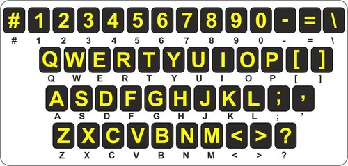 Decal sticker keyboard - decal,
