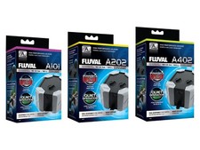 Fluval Aquarium Air Pump A Series A101 A202 A402 Fish Tank Oxygen Adjust Flow