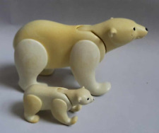 Playmobil spares polar bear mum and cub ( combined postage available) 31