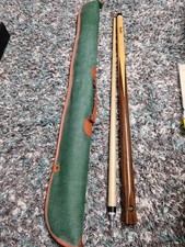 Vintage Riley By Dufferin 2 Piece snooker Cue Signed Steve Davis. Please Read 