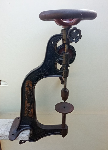 Bench column drill vintage - column,