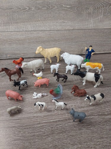 Vintage plastic farm - vintage, animal