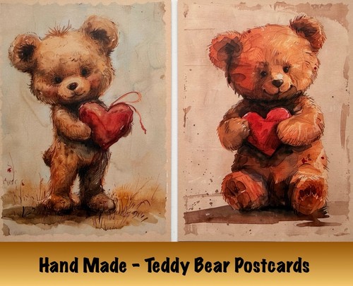 Teddy bear vintage style - teddy,