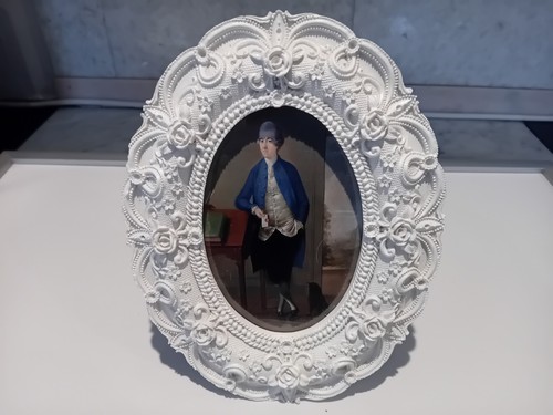 Vintage porcelain picture - vintage,