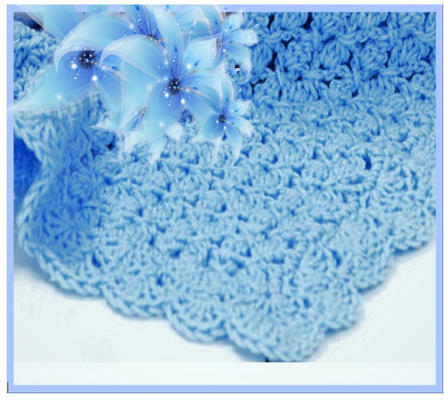 Crochet pattern baby blanket - pattern,