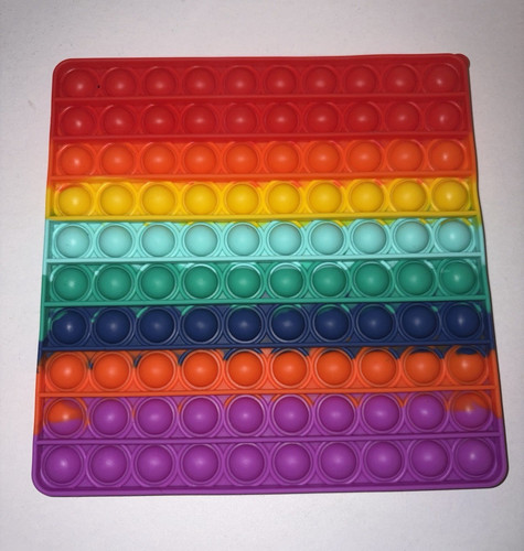 Square rainbow stripe pop - pop, it