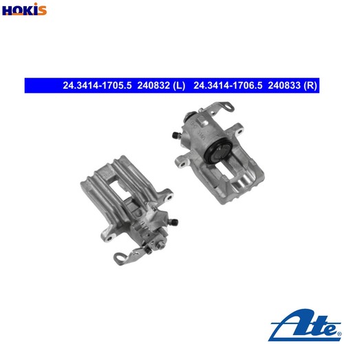 Brake caliper 3414 1705 - brake, 24.3414-1705.5