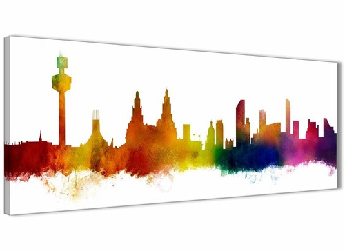 Liverpool skyline canvas - skyline,