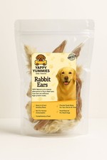 1Kg Rabbit Ears with Furr for Dog Natural Pet Treats Dog Chew Snacks Sticks