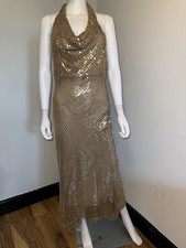Zara Gold Mesh Camisole Halter
