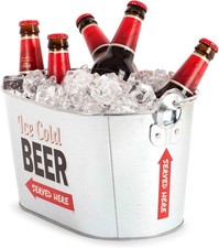 Ice Bucket Metal Oval Tub Wine