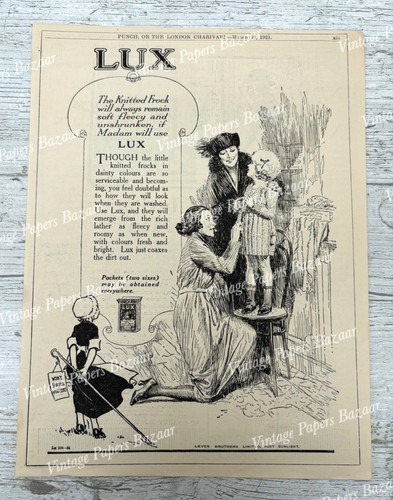 Lux washing soap 1920s lever - soap,