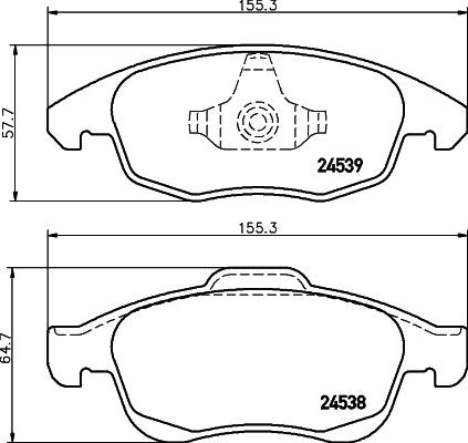 Don front brake - don, fits