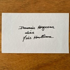 Damaris Hayman Signed Card -  See Other Listings - Most In-person UNCOMMON RARE