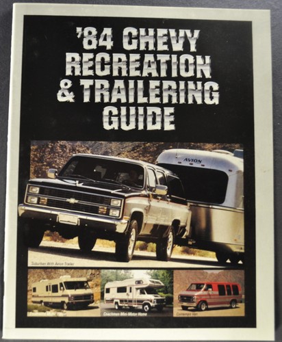 1984 chevrolet towing - rv,