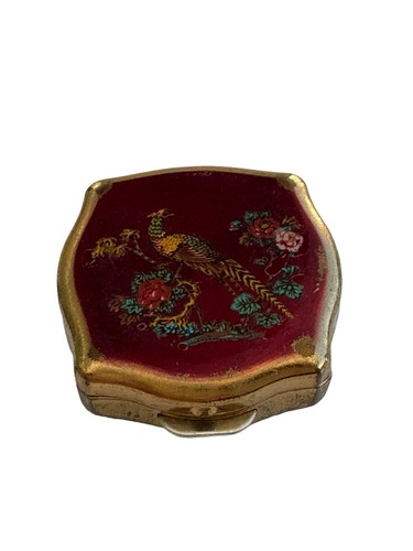 Vintage stratton red - red, enamel