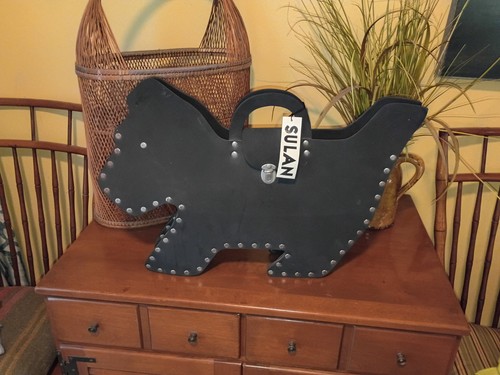 Vintage dog shaped - dog, scottish