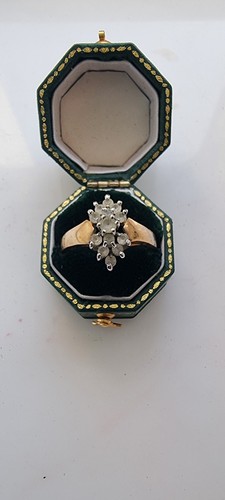 Cluster ring sparkly - cluster,