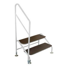 Caravan Steps & Handrail White