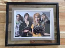 Paramore Signed Photo Framed