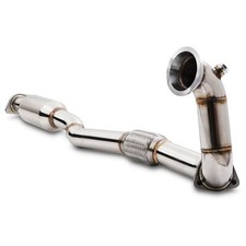 2.5" STAINLESS STEEL EXHAUST FRONT PIPE VAUXHALL OPEL ASTRA ZAFIRA VXR GSi SRi