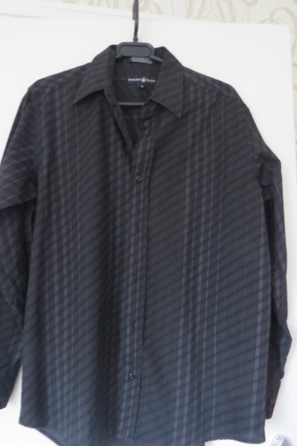 Men black long sleeve shirt - black,