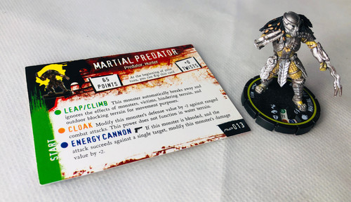 Horrorclix martial predator - horrorclix,