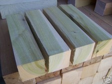 FOUR (4) YELLOW POPLAR TURNING