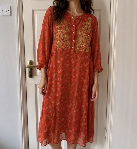 Zara flowy embroidered midi - zara,