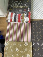 Dovecraft Festive Wonder christmas craft paper