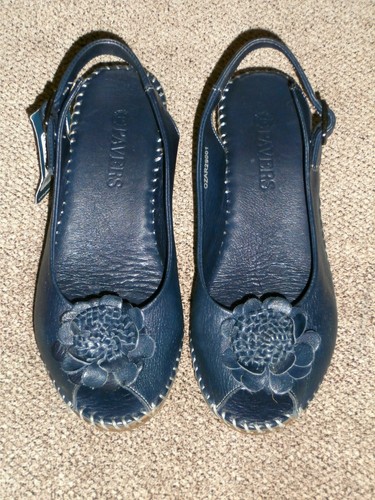 Pair new blue leather - pair,